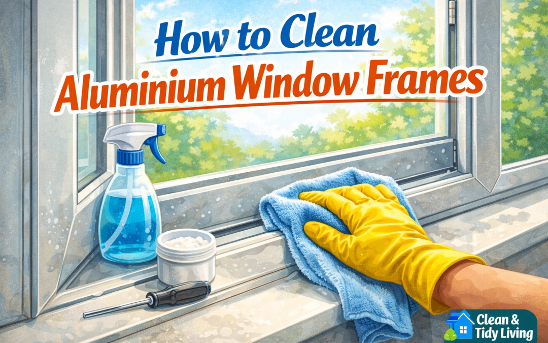 How to clean aluminium window frames