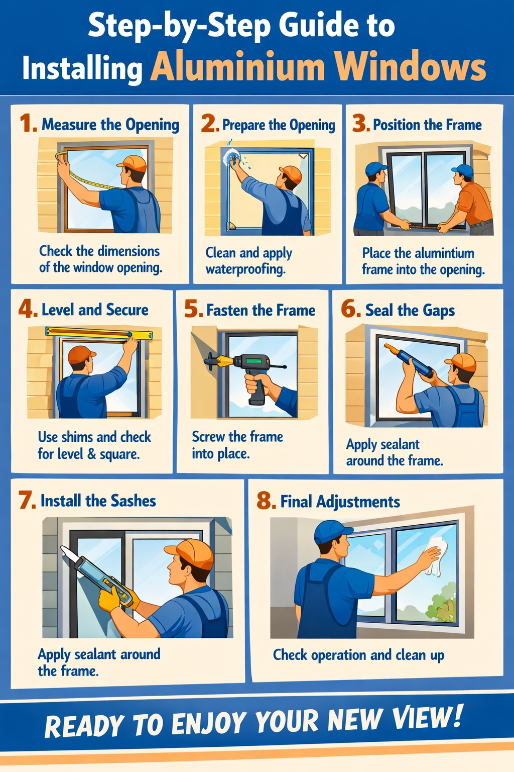 Step-by-Step Guide to Installing Aluminium Windows