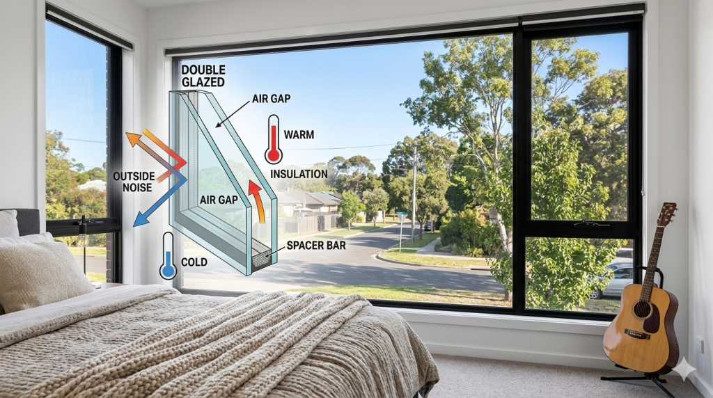 Double Glazed Glass for Noise Reduction and Insulation