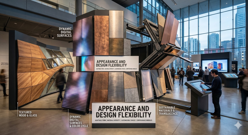  Appearance and Design Flexibility genrate the image 