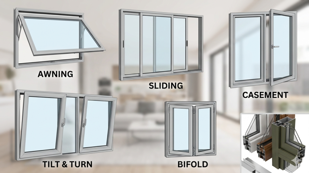 Types​‍​‌‍​‍‌​‍​‌‍​‍‌ of Aluminium Window Systems You Can Consider