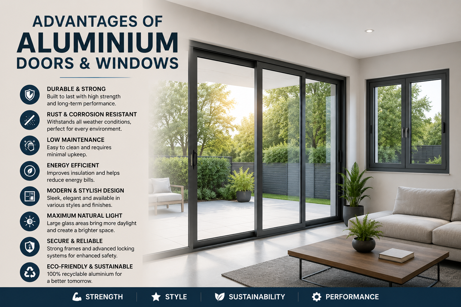 Advantages of Aluminium Doors and Windows