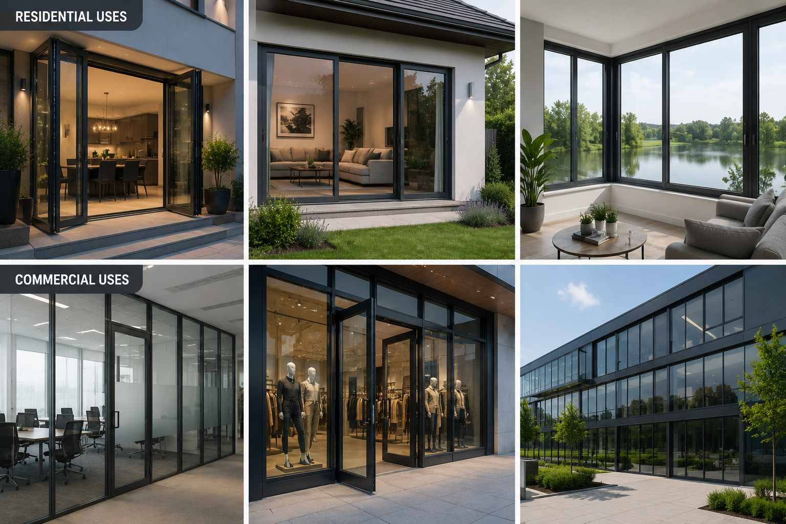 Where Aluminium Doors and Windows Can Be Used