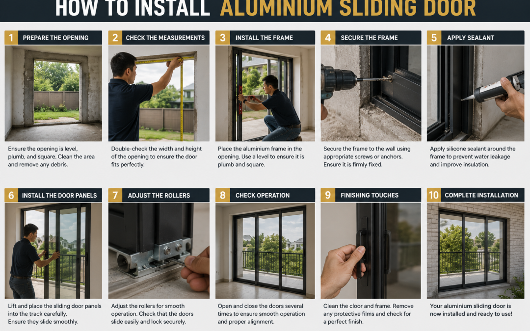 How to Install Aluminium Sliding door