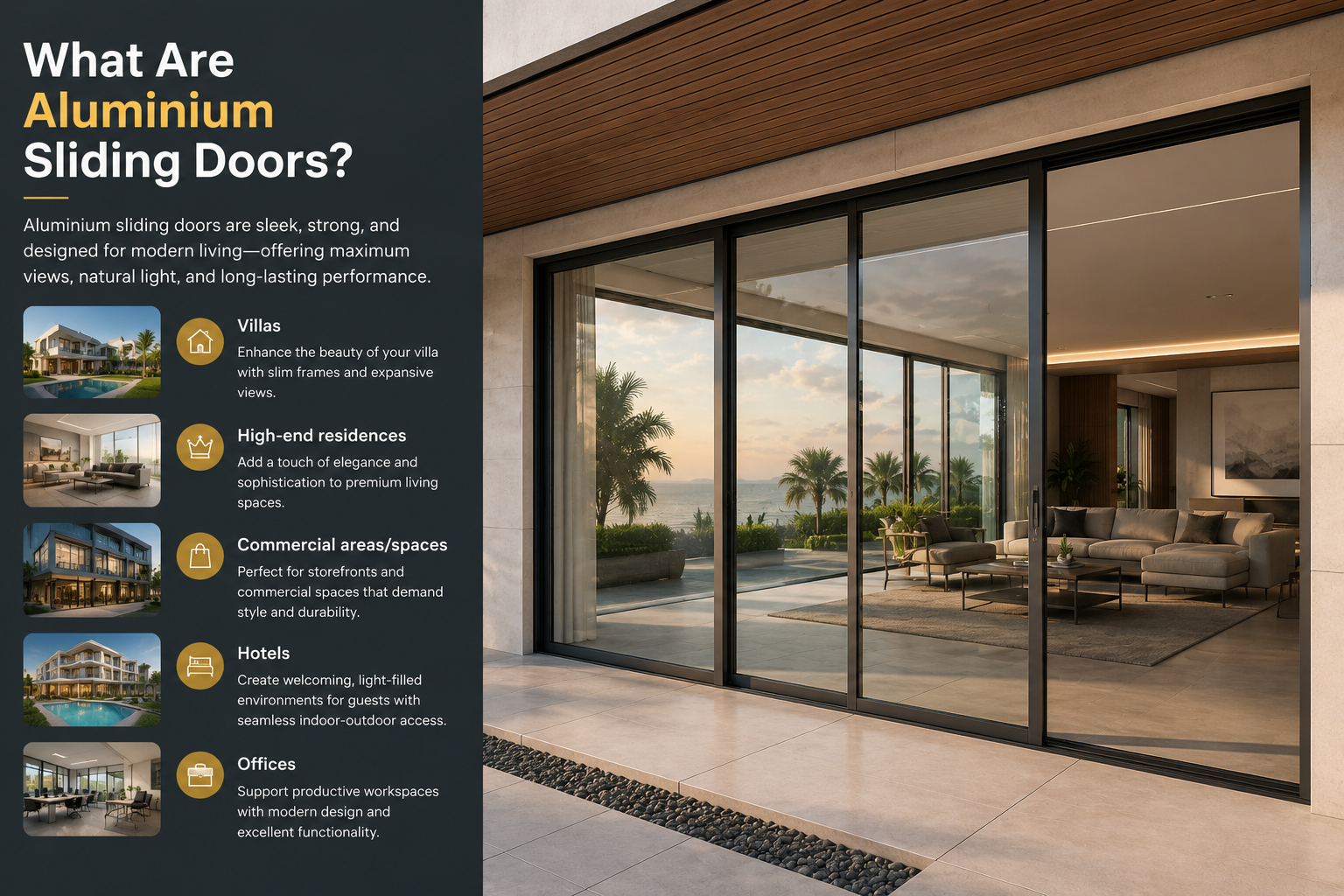What Are Aluminium Sliding Doors?