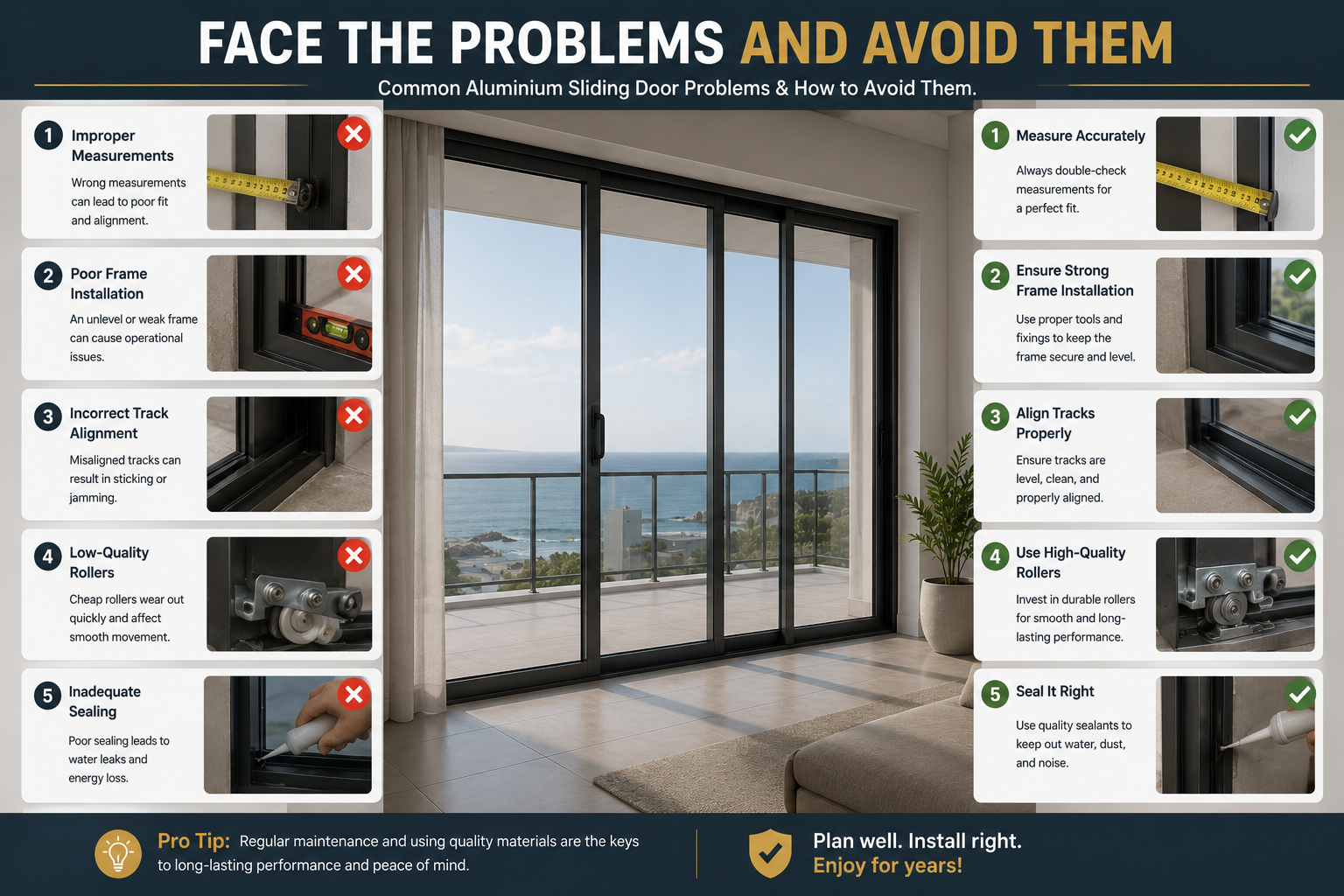 Face the Problems and Avoid Them