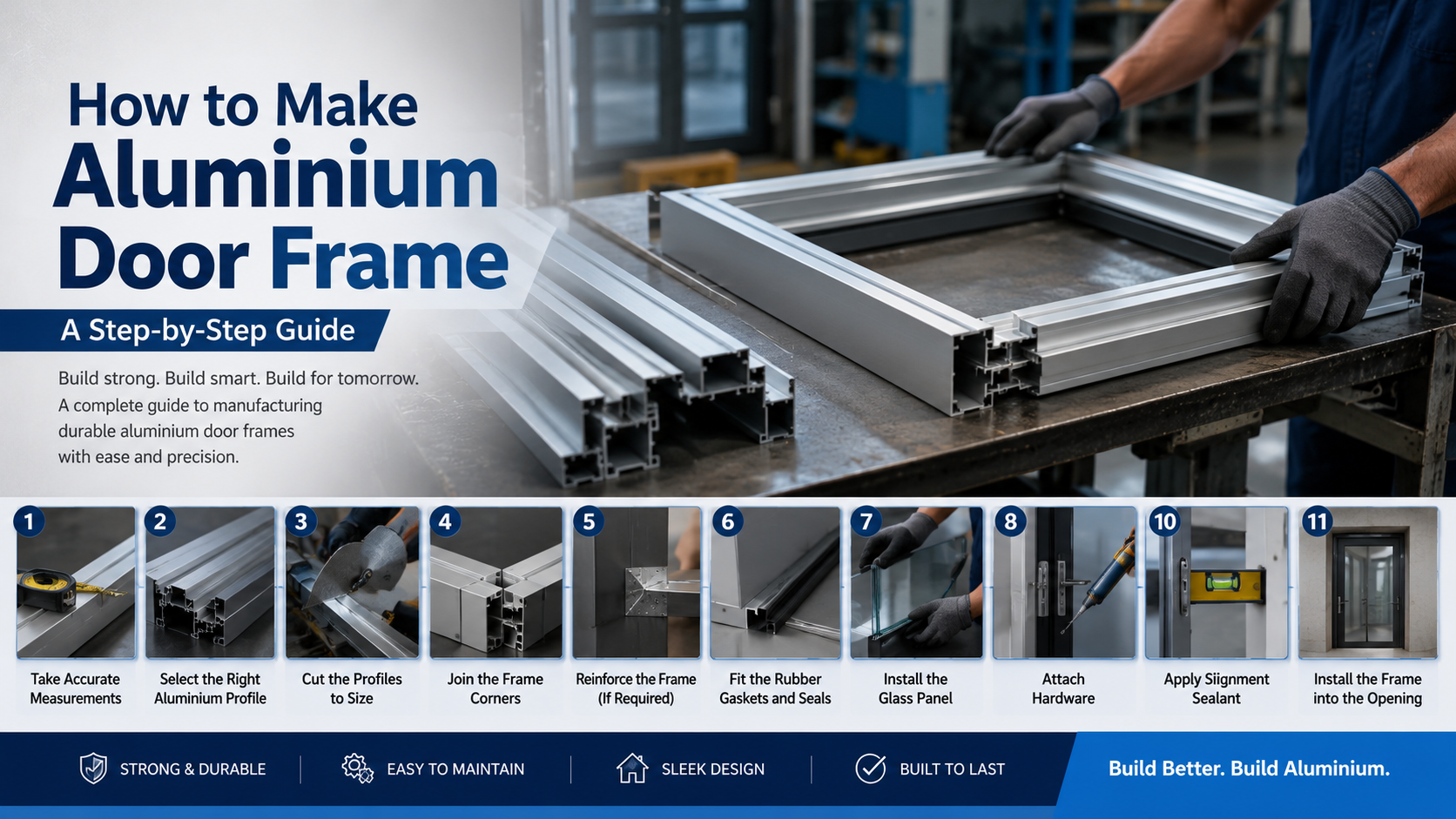 How to Make Aluminium Door Frame: A Step-by-Step Guide