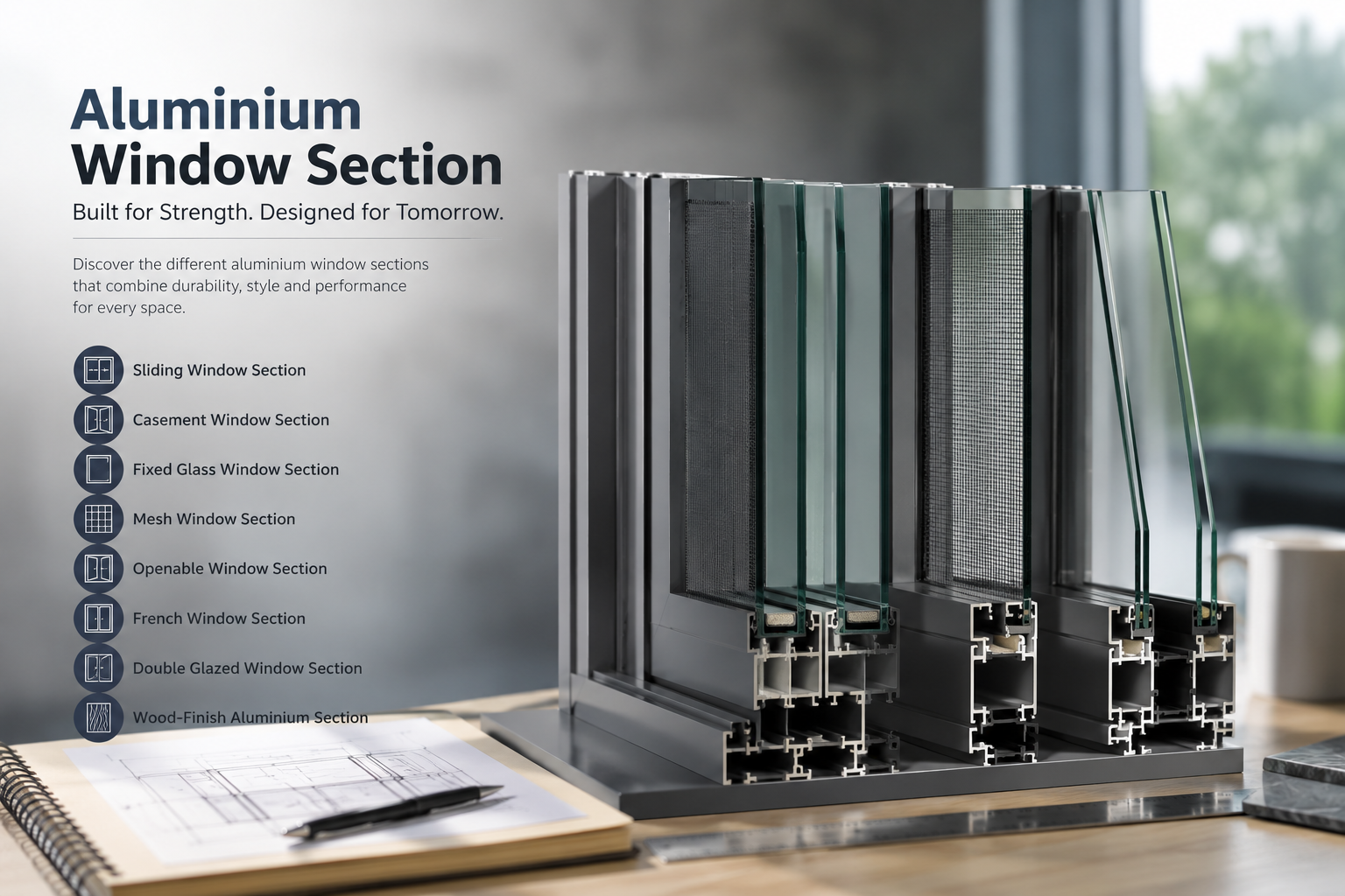 Aluminium Window Section