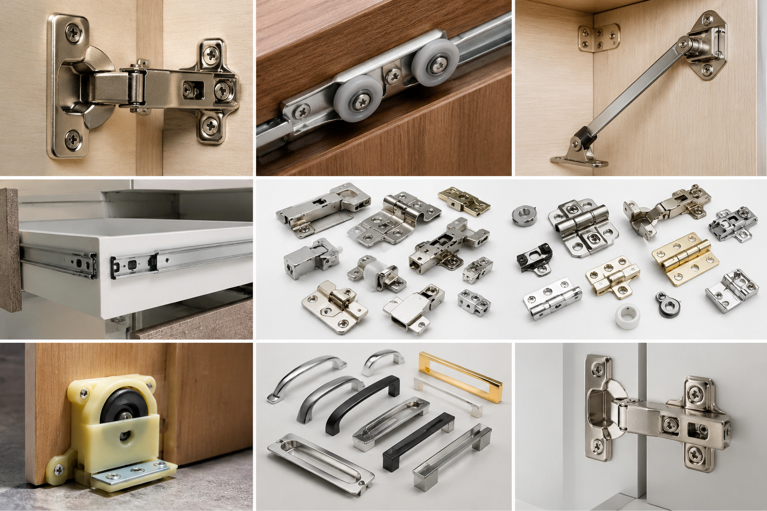 Fitting Hinges, Rollers, and Hardware