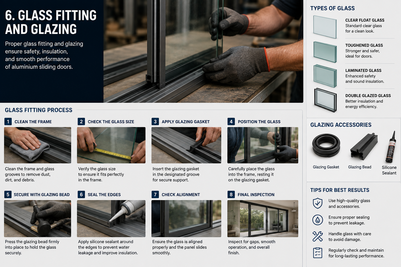 Glass Fitting and Glazing