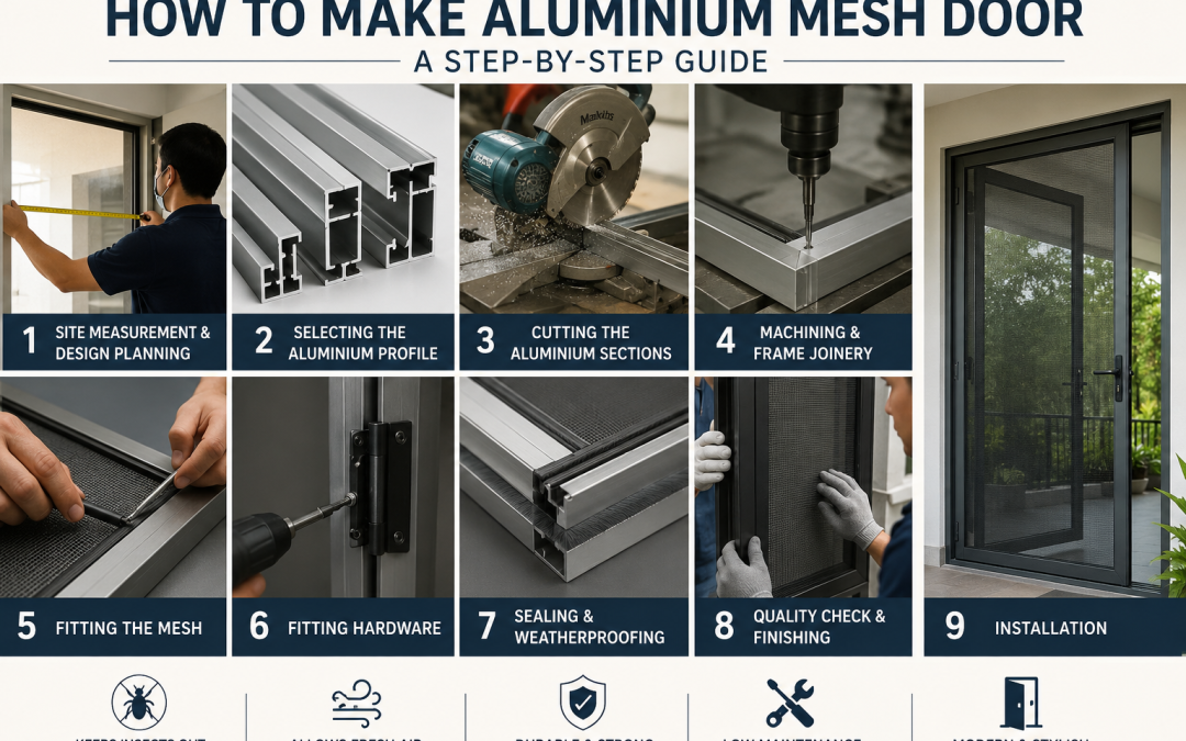 How to Make Aluminium Mesh Door: A Step-by-Step Guide