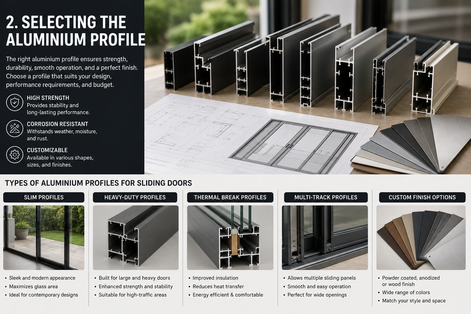Selecting the Aluminium Profile