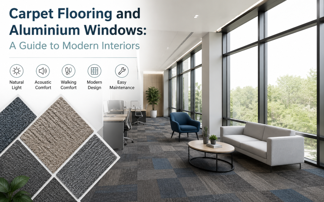 Carpet Flooring and Aluminium Windows: A Guide to Modern Interiors