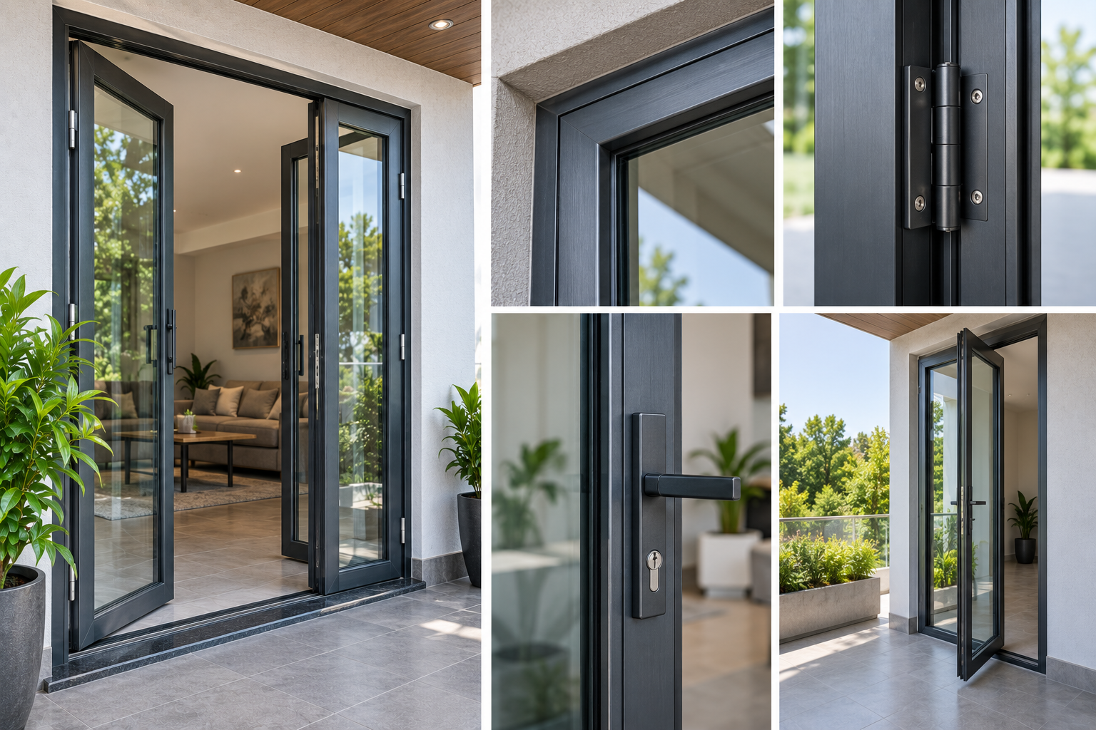Aluminium Casement Door Frames