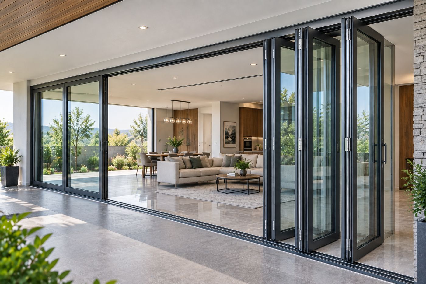 Aluminium Slide and Fold Doors