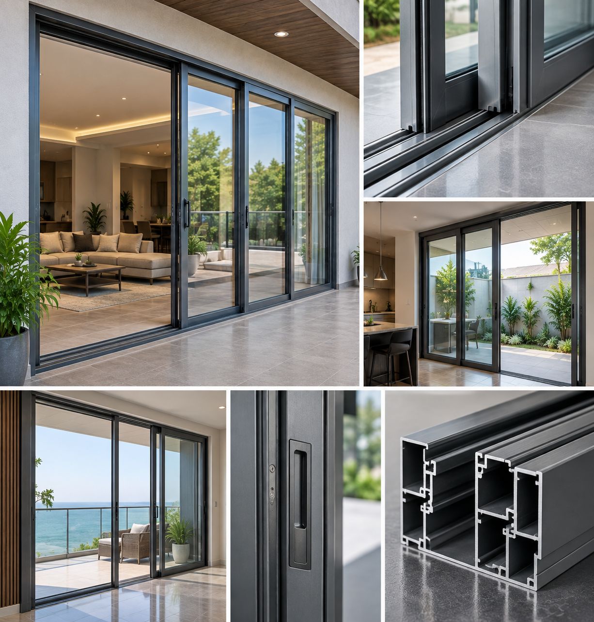Aluminium Sliding Door Frames