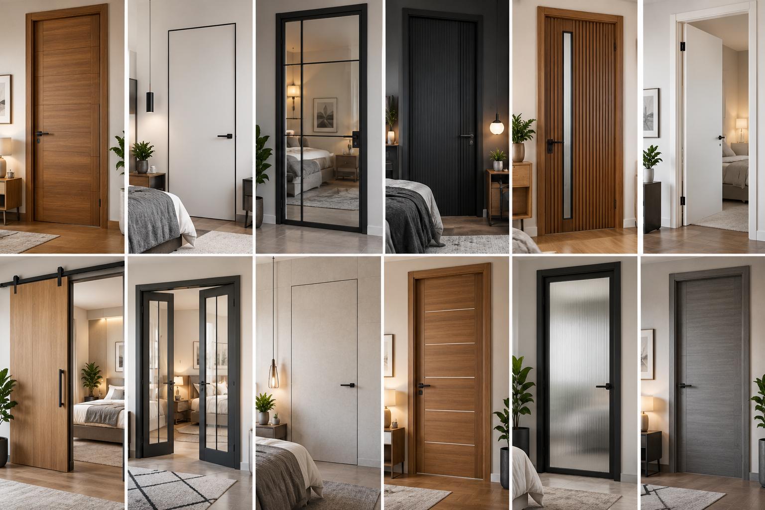 Bedroom Door Images & Door Frame Design Ideas for Modern Homes