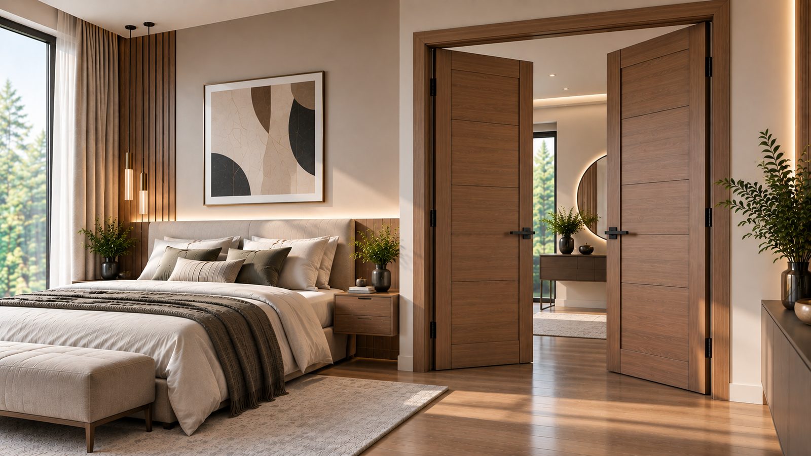 Double Bedroom Door