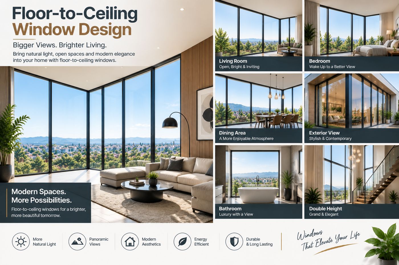 Floor-to-Ceiling Window Design