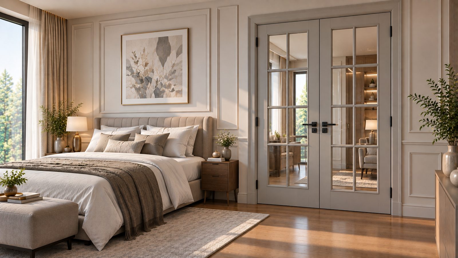 French-Style Bedroom Door