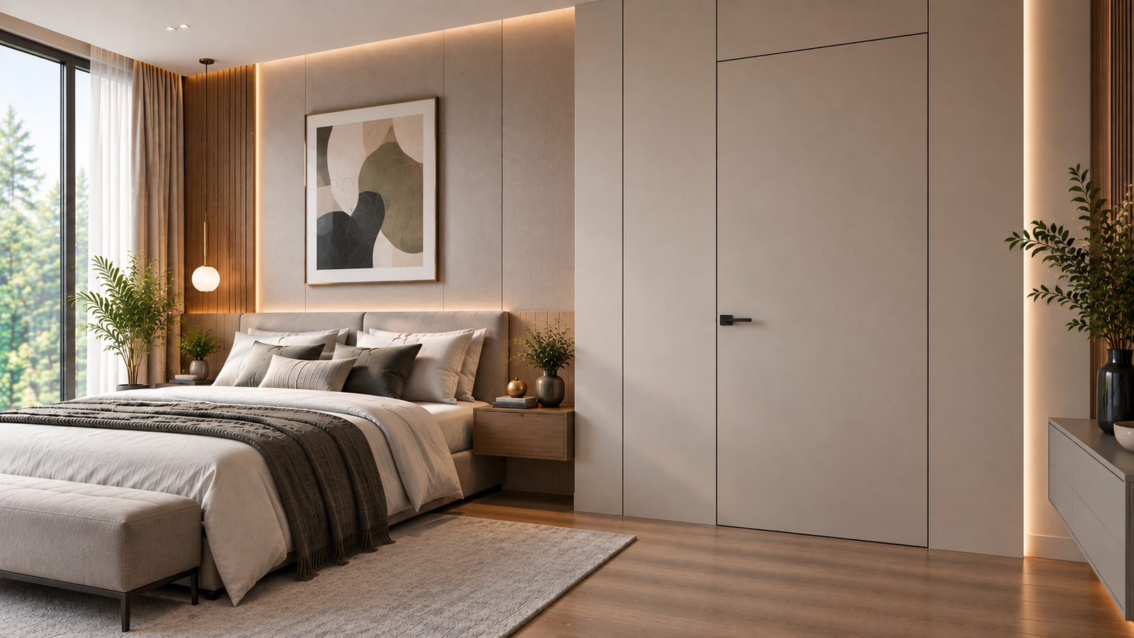 Hidden Bedroom Door Design