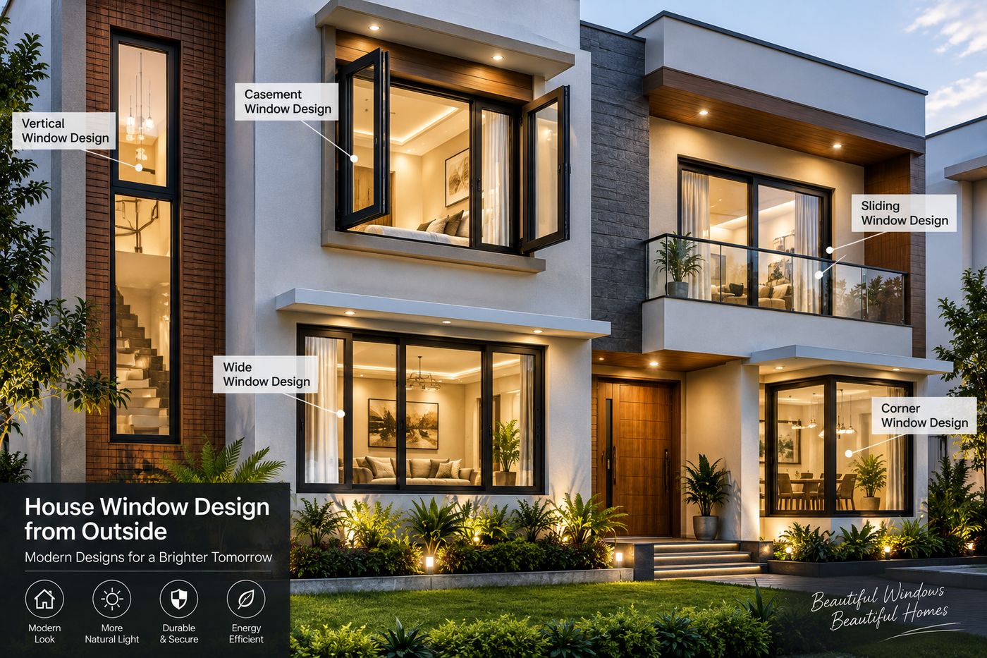 House Window Design from Outside