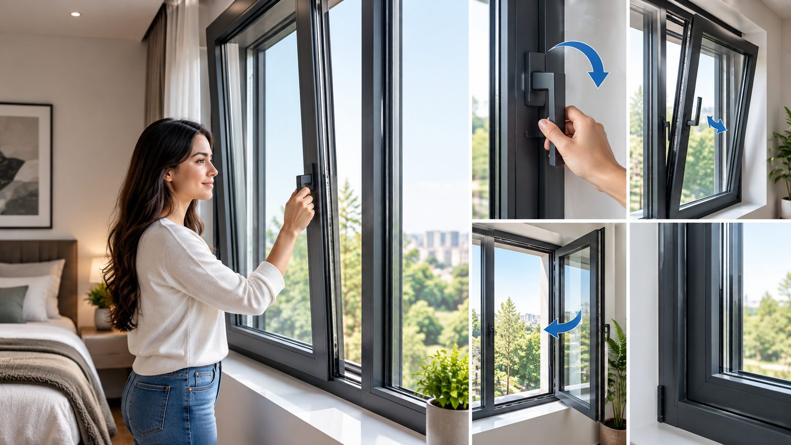 How to Open Tilt and Turn Windows