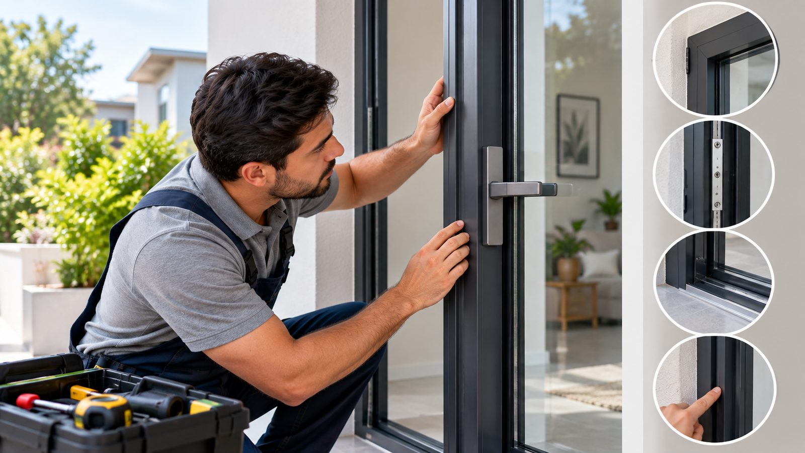 Inspect the Aluminium Door Frame