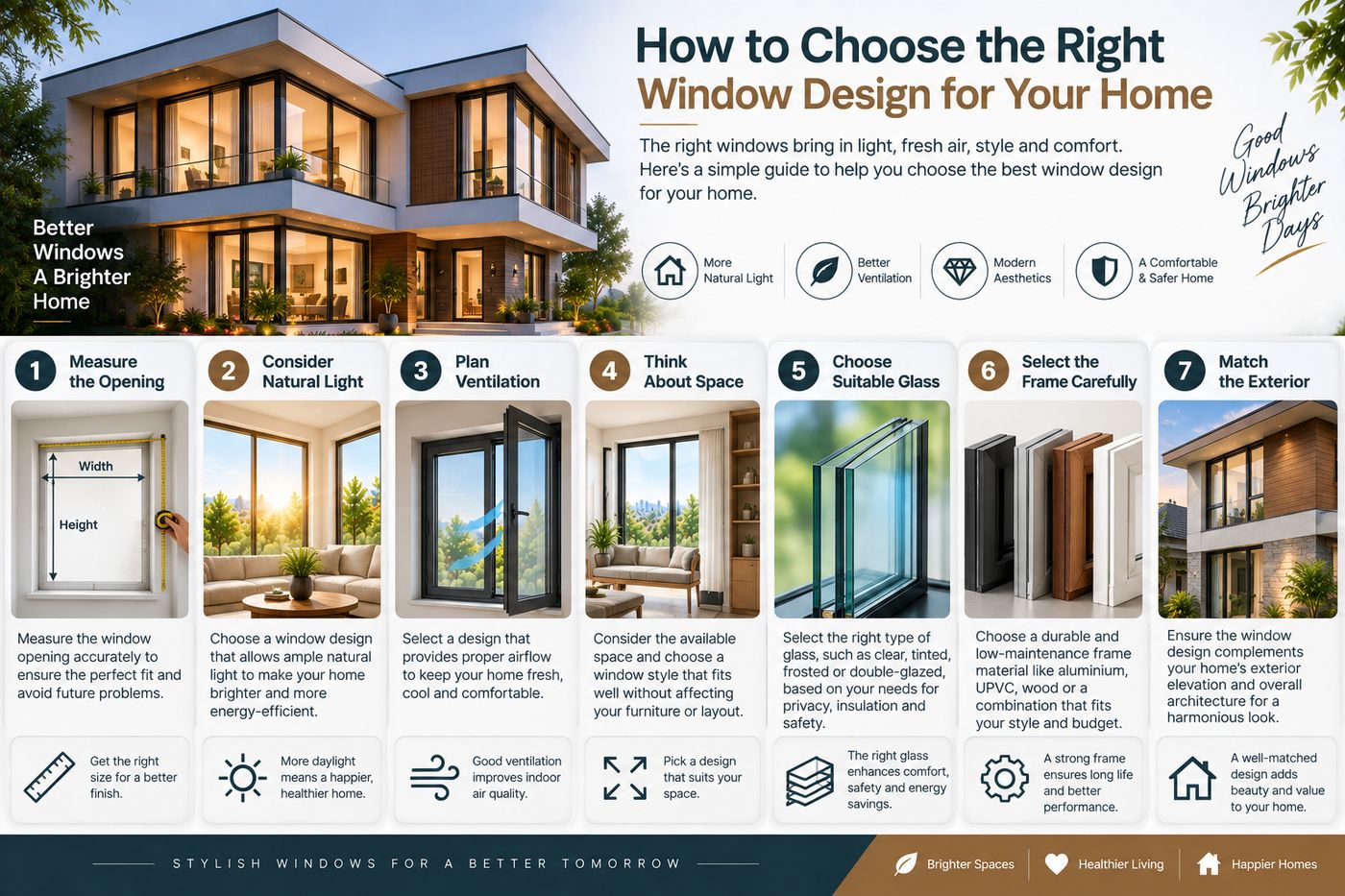 How to Choose the Right Window Design for Your Home