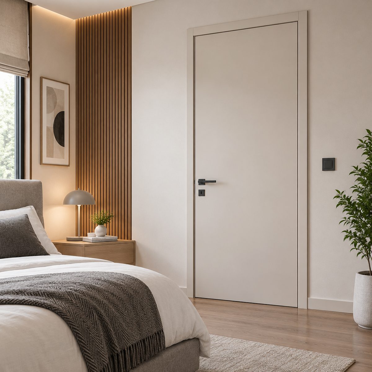 Minimalist Bedroom Door Design