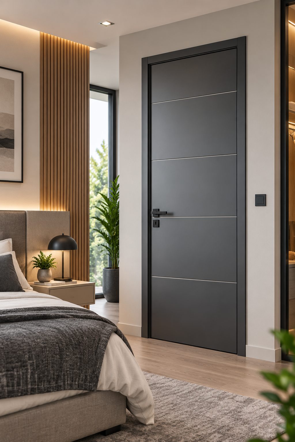 Modern Aluminium Bedroom Door