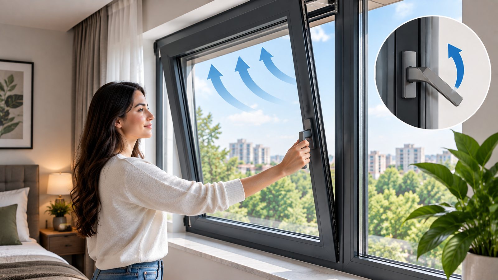 Tilt the Window for Ventilation