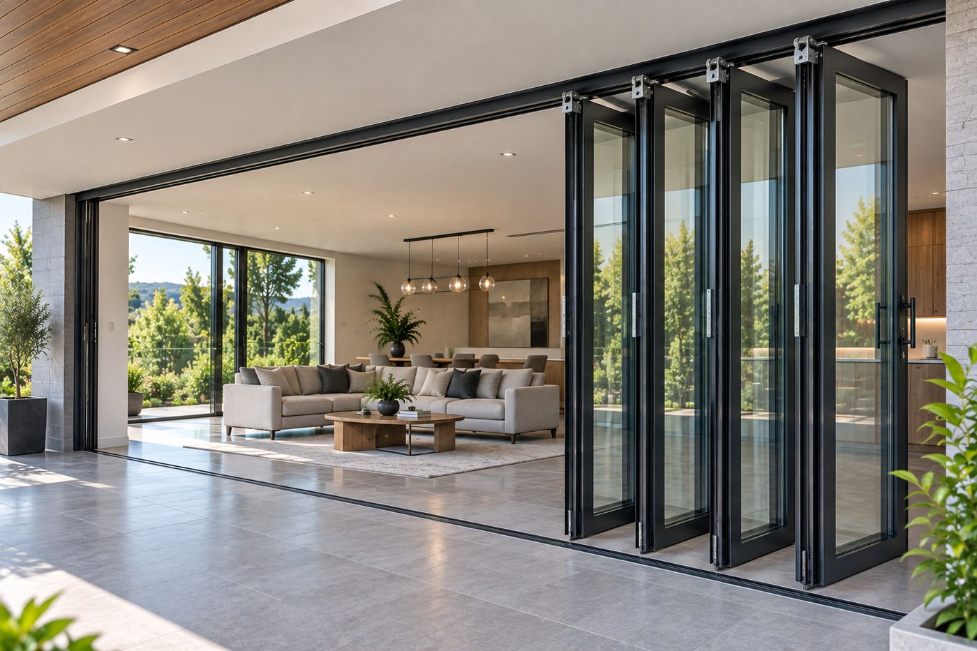 Top-Hung Folding Doors