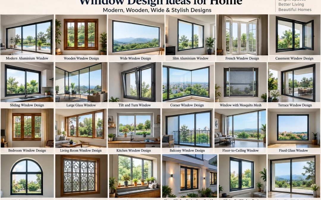 Window Design Ideas for Home: Modern, Wooden, Wide & Stylish Designs