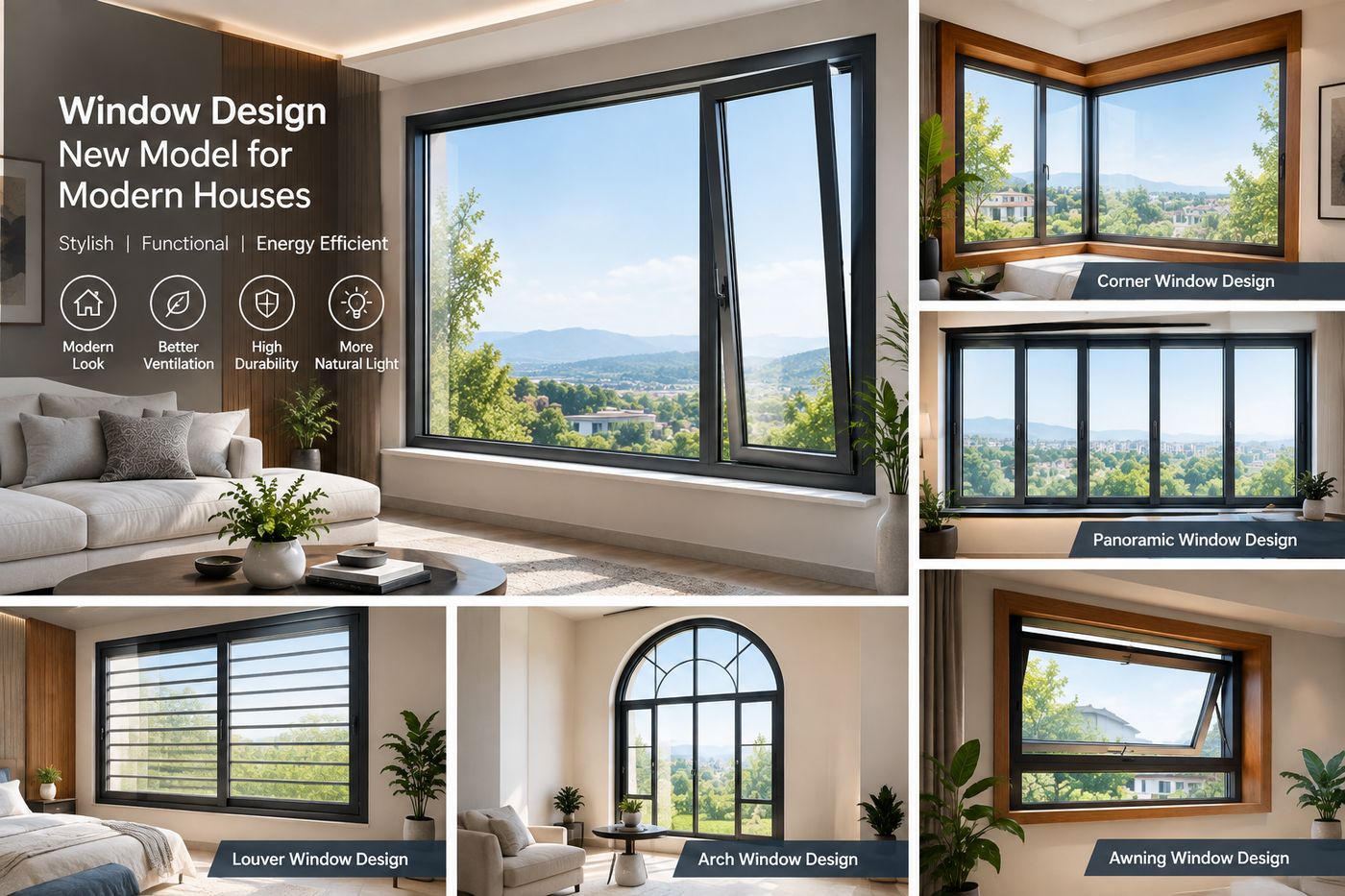 Window Design New Model for Modern Houses